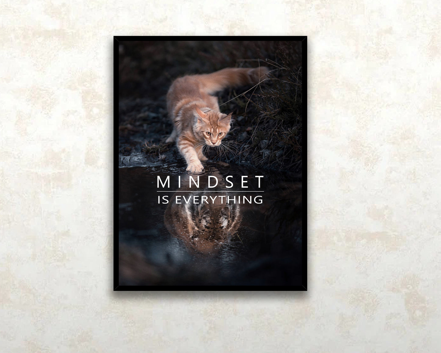 Mindset is everything Canvas Wall Art