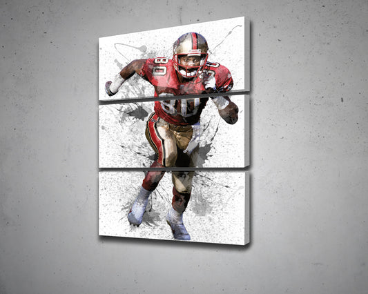 Jerry Rice Canvas Wall Art