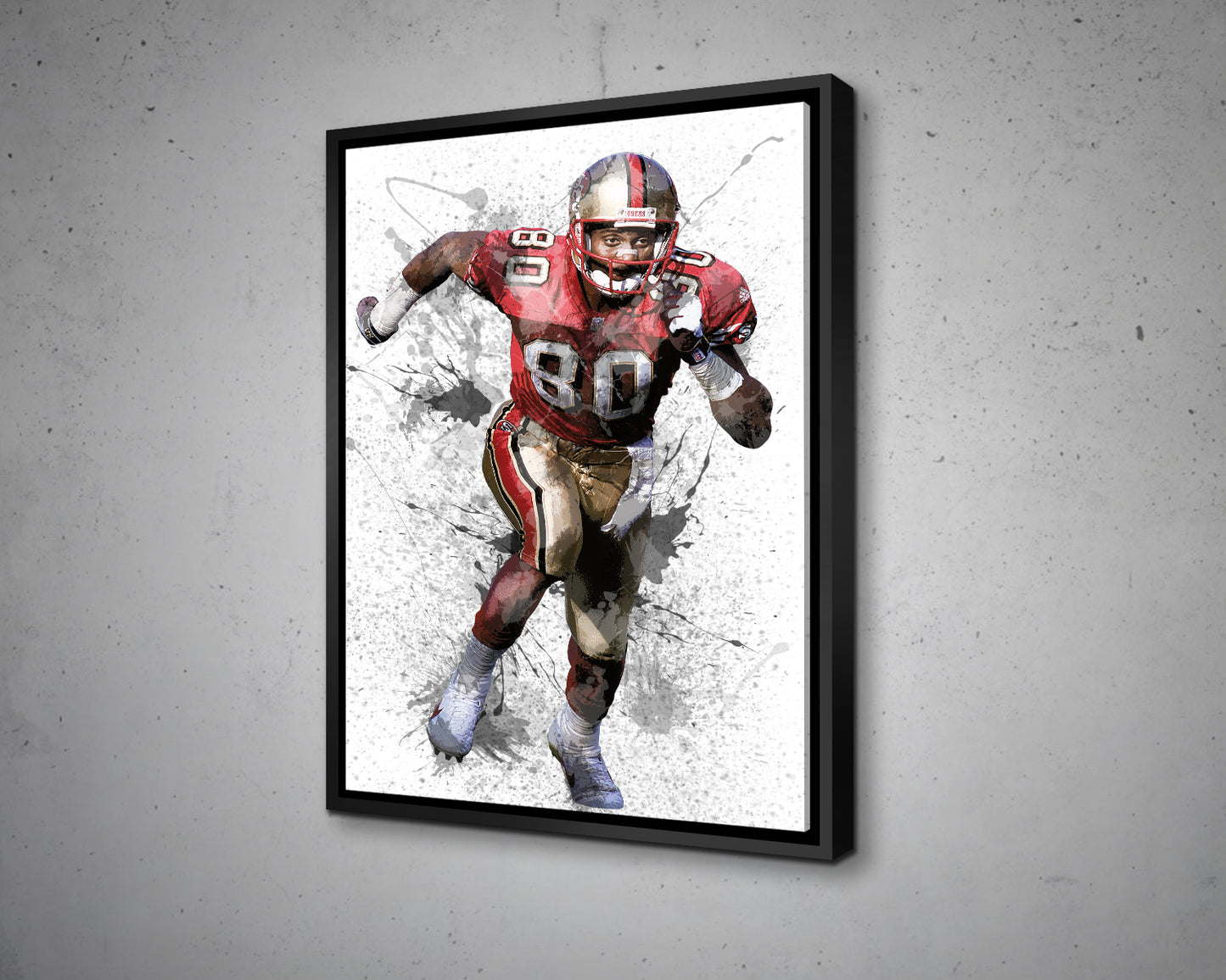Jerry Rice Canvas Wall Art