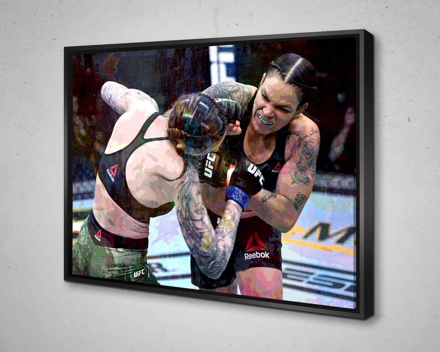 Amanda Nunes Multicolour Wall Art