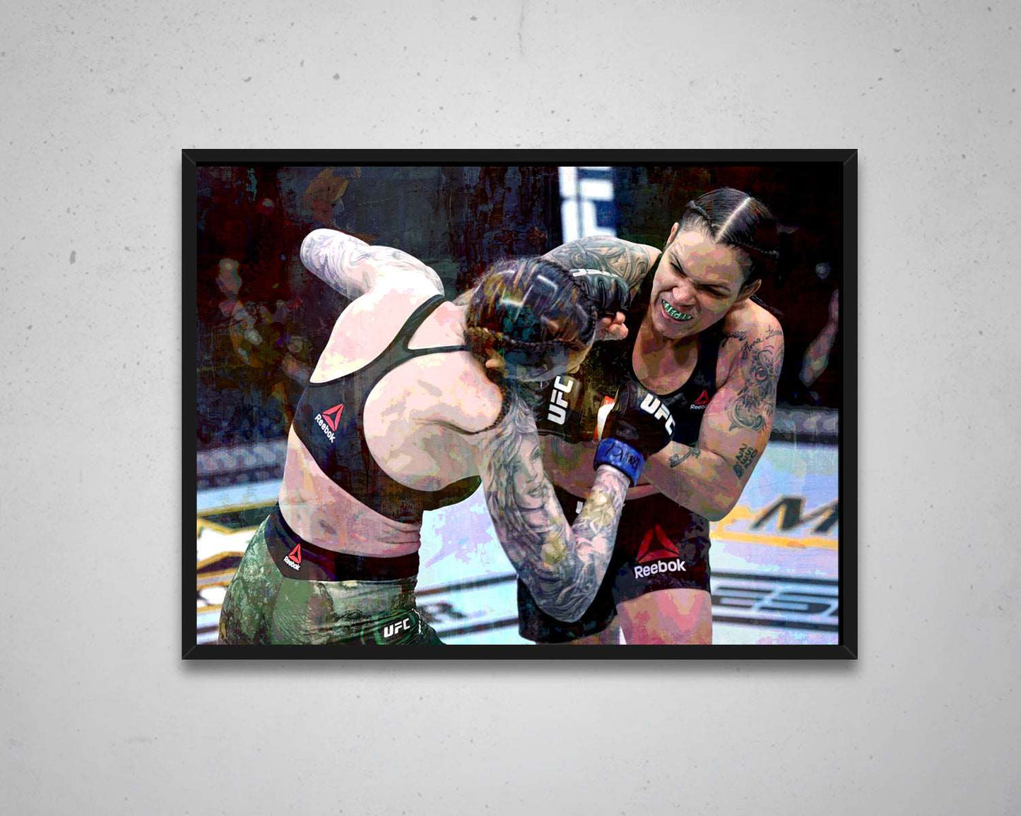 Amanda Nunes Multicolour Wall Art