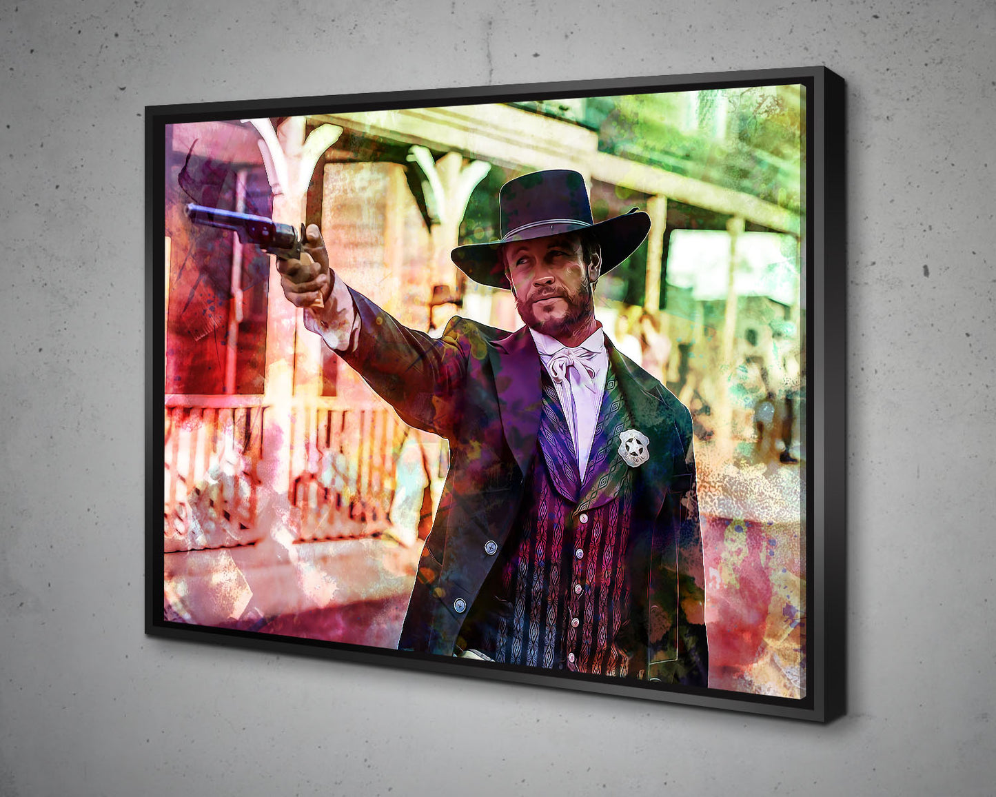 Gunslinger Multicolour Wall Art
