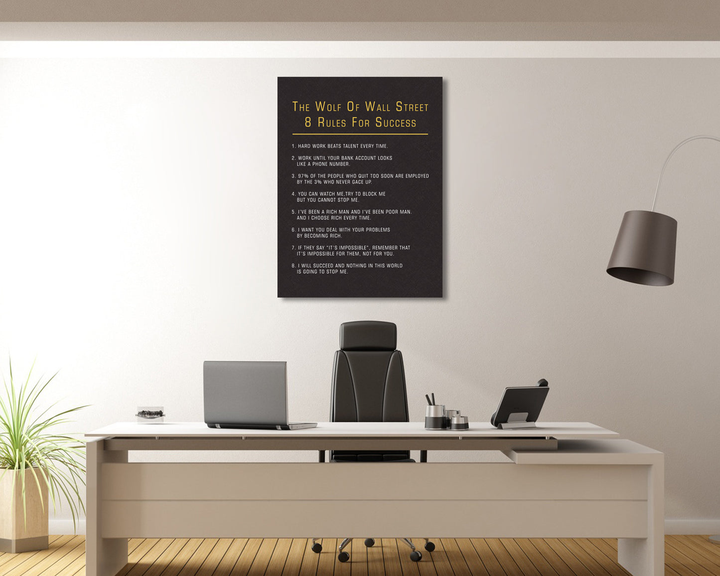 The Wolf of Wall Street Canvas Wall Art
