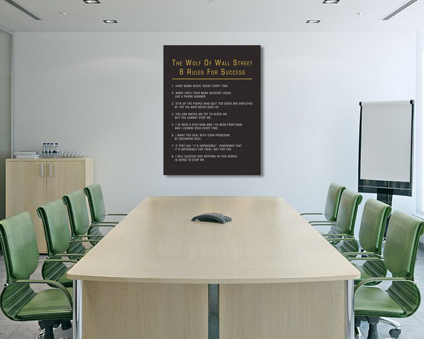 The Wolf of Wall Street Canvas Wall Art