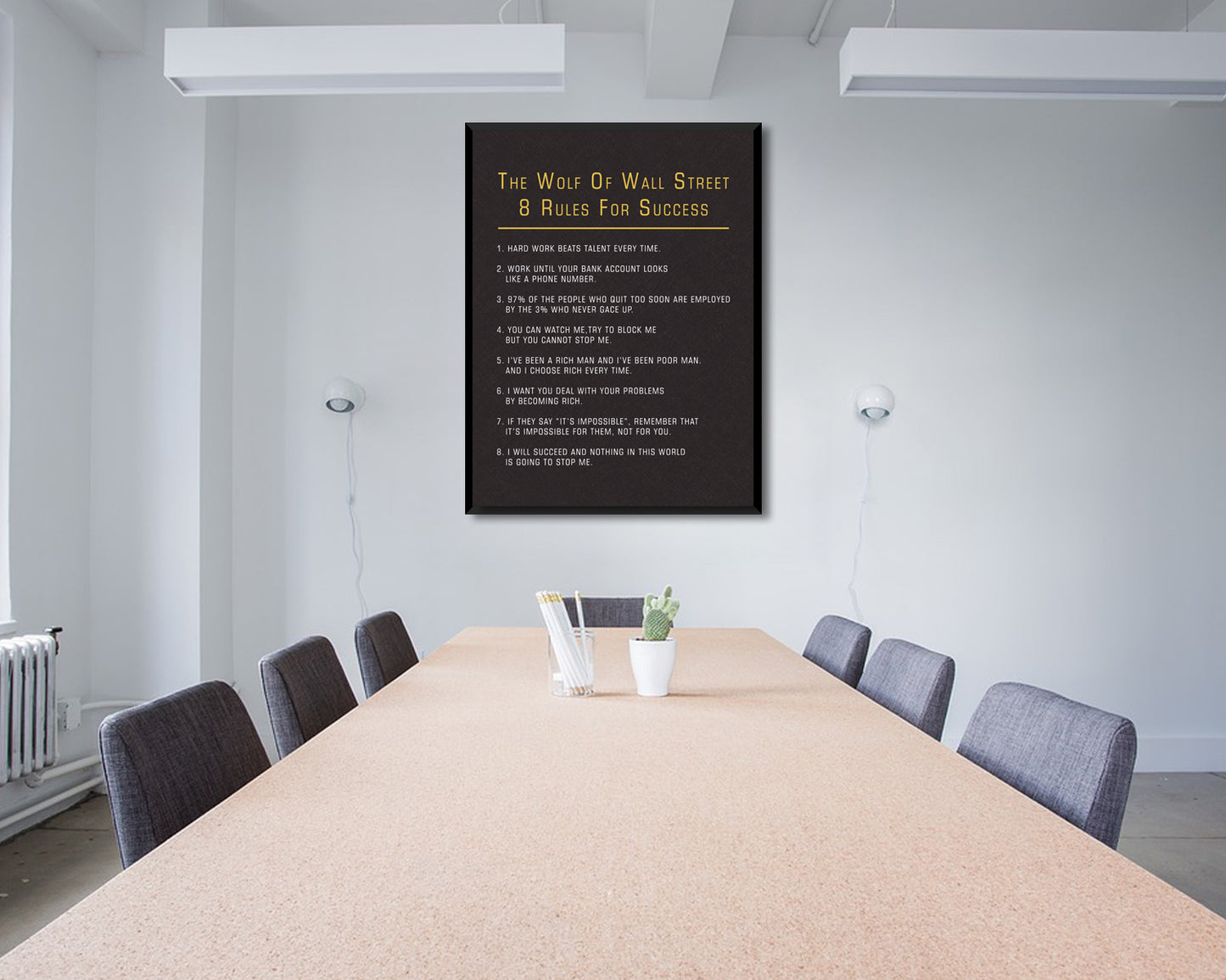 The Wolf of Wall Street Canvas Wall Art