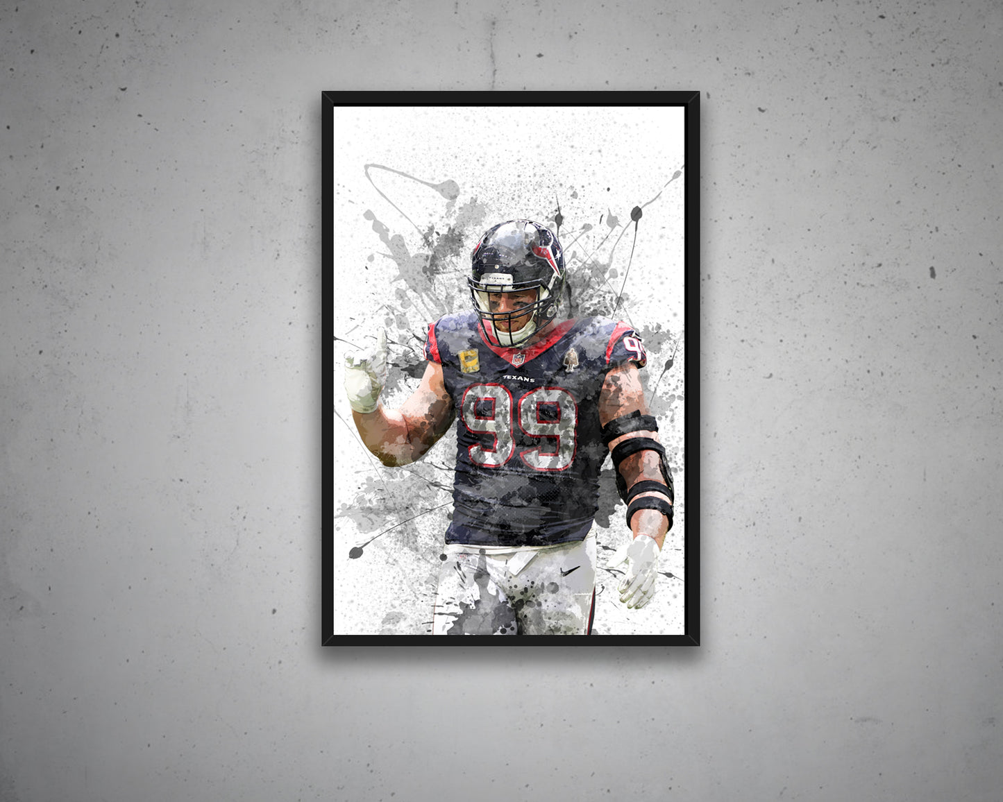 JJ Watt Canvas Wall Art