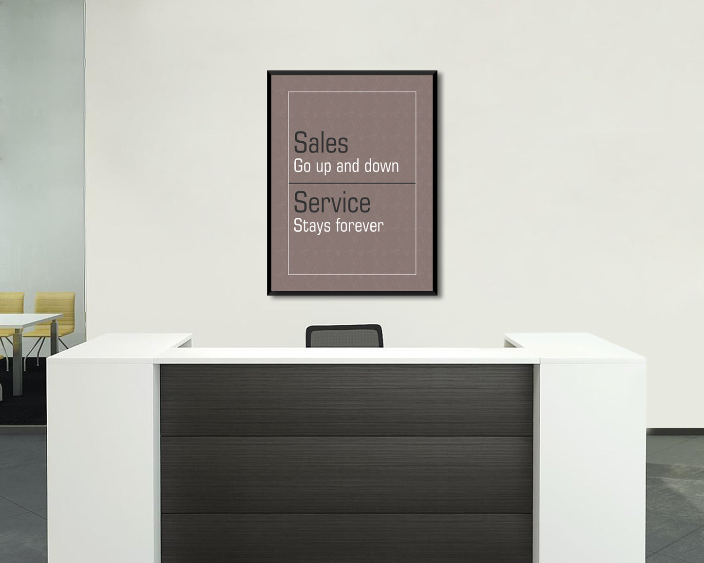 Sales go up and down Canvas Wall Art