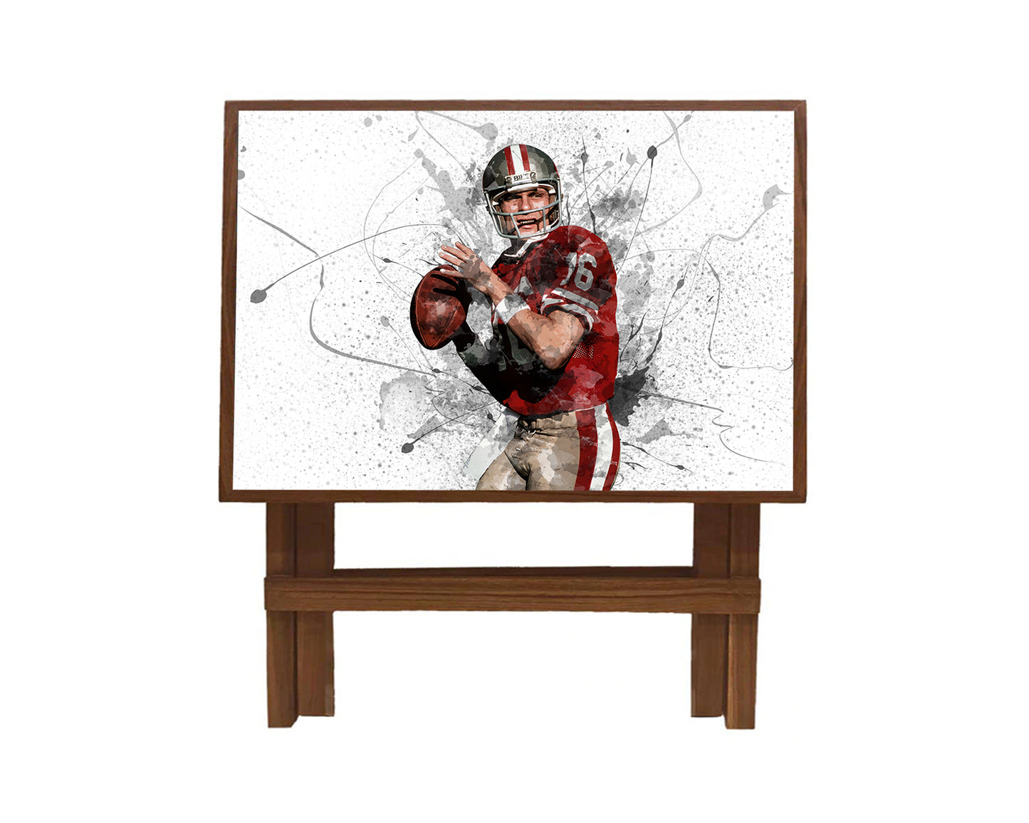 Joe Montana Splash Effect Coffee and Laptop Table