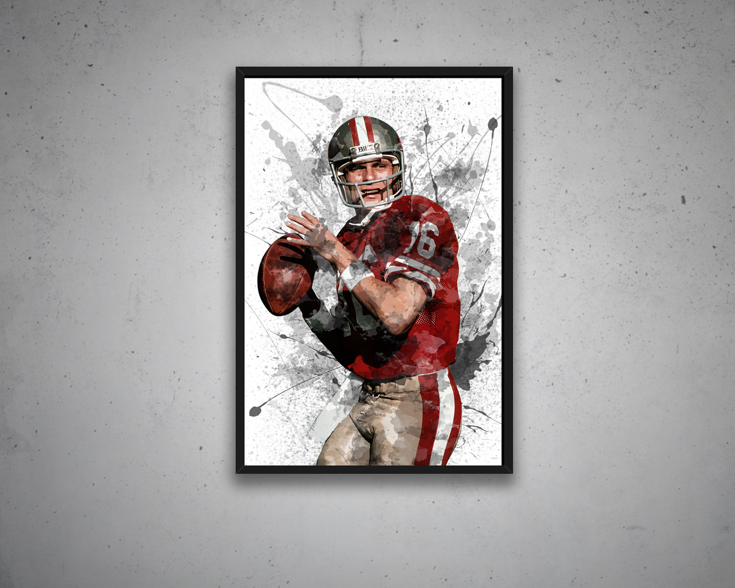 Joe Montana Canvas Wall Art