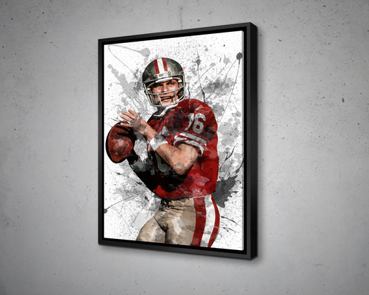 Joe Montana Canvas Wall Art