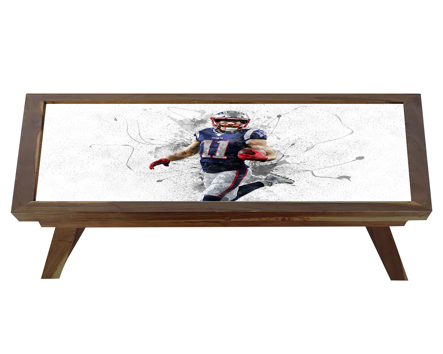 Julian Edelman Splash Effect Coffee and Laptop Table