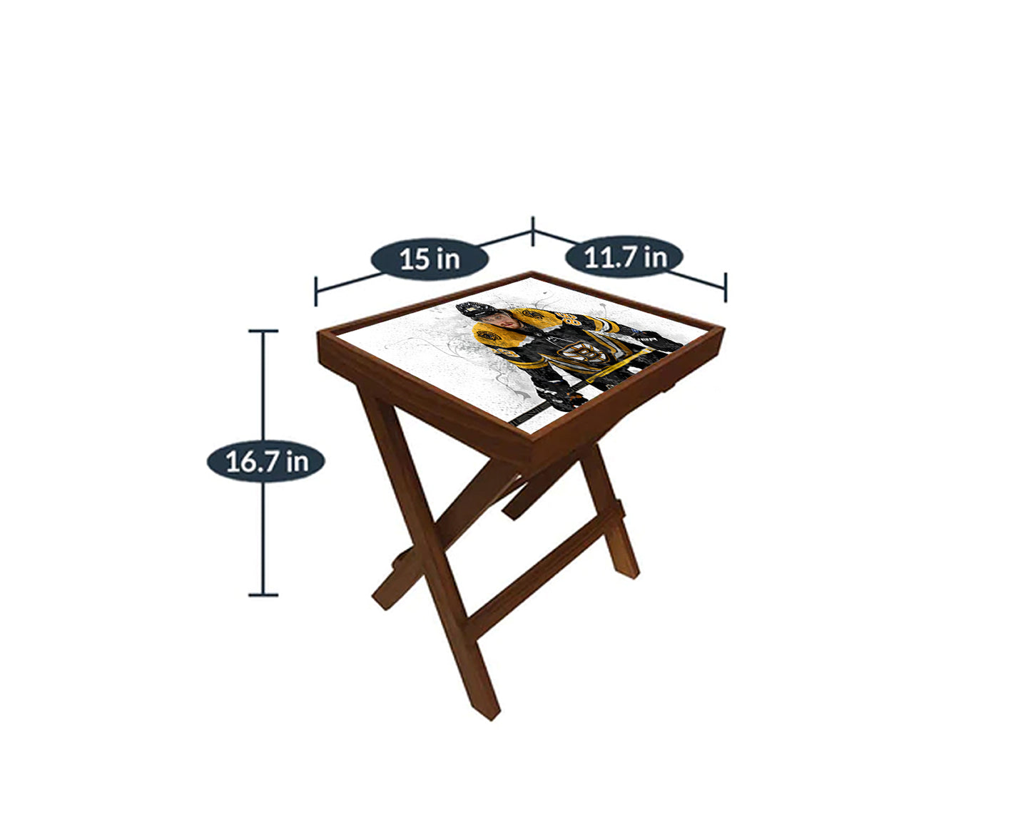 David Pastrňák Splash Effect Coffee and Laptop Table