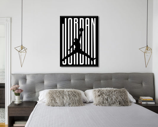 Michael Jordan Sport Quote Canvas Wall Art