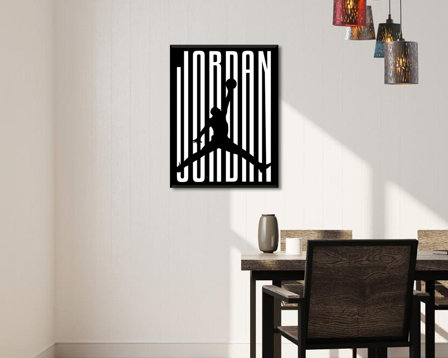 Michael Jordan Sport Quote Canvas Wall Art