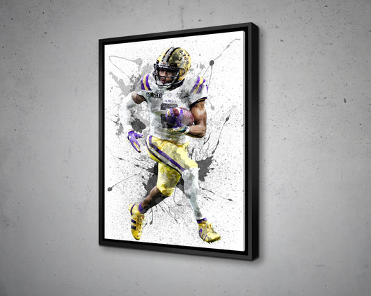 Justin Jefferson Canvas Wall Art