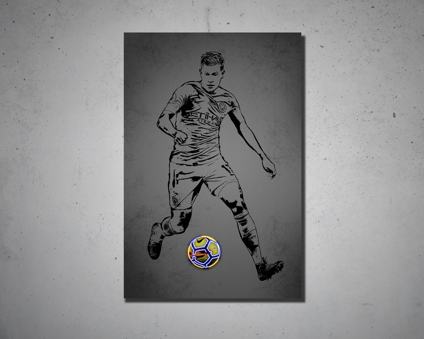 Kevin De Bruyne Canvas Wall Art