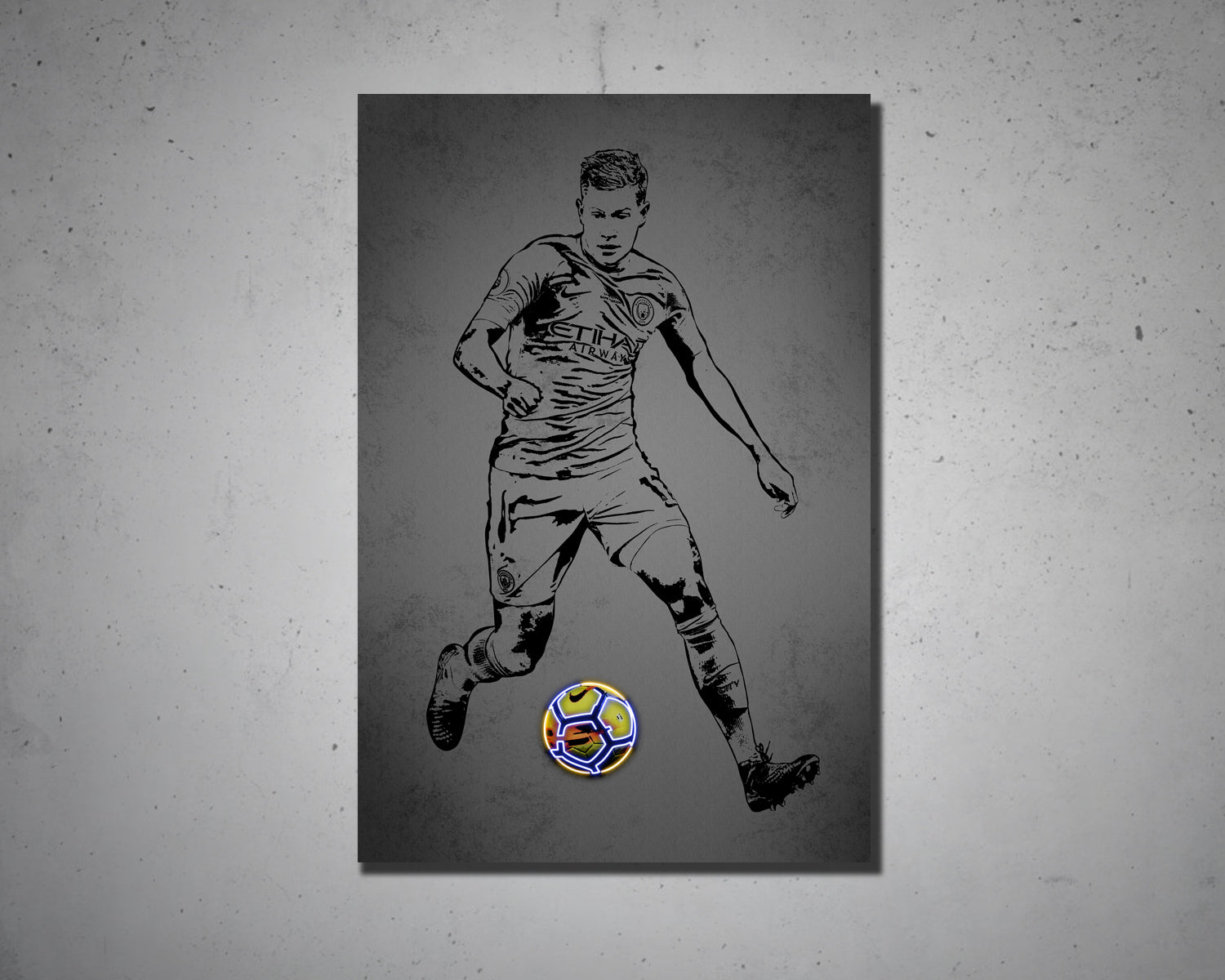 Kevin De Bruyne Canvas Wall Art