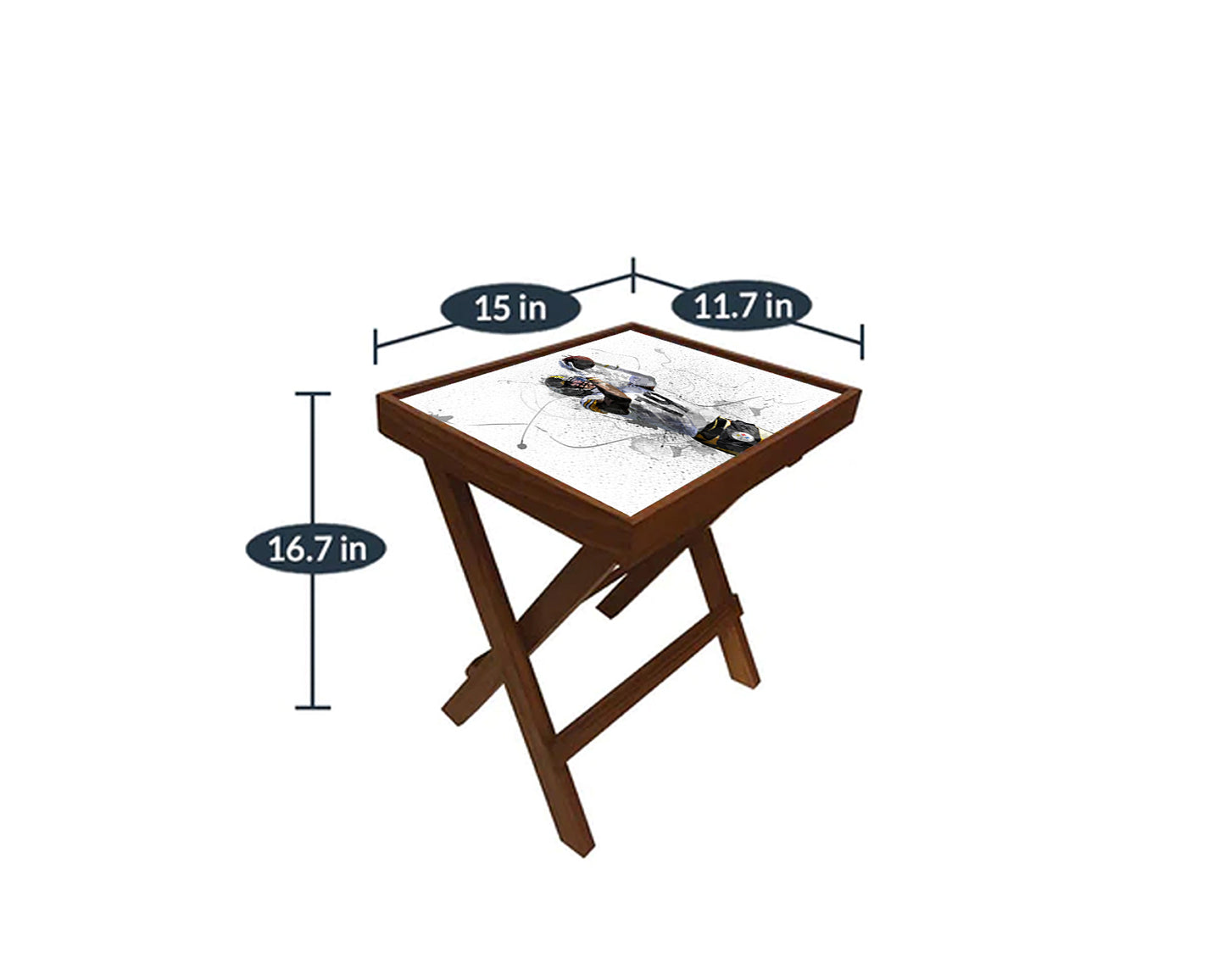 JuJu Smith Splash Effect Coffee and Laptop Table