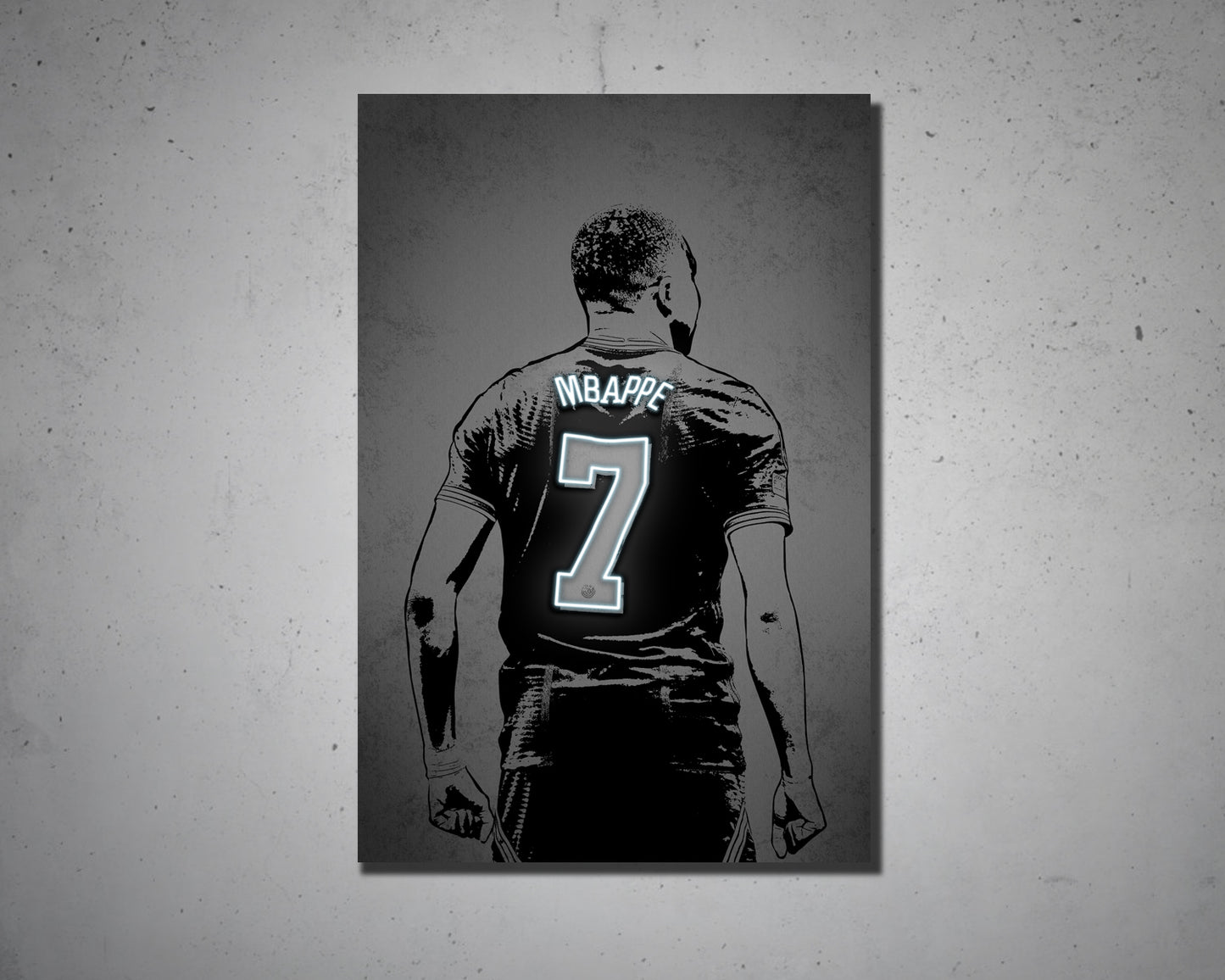 Kylian Mbappé Canvas Wall Art