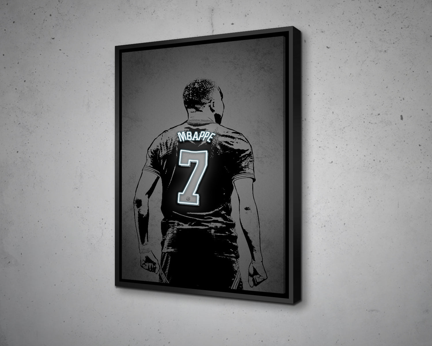 Kylian Mbappé Canvas Wall Art