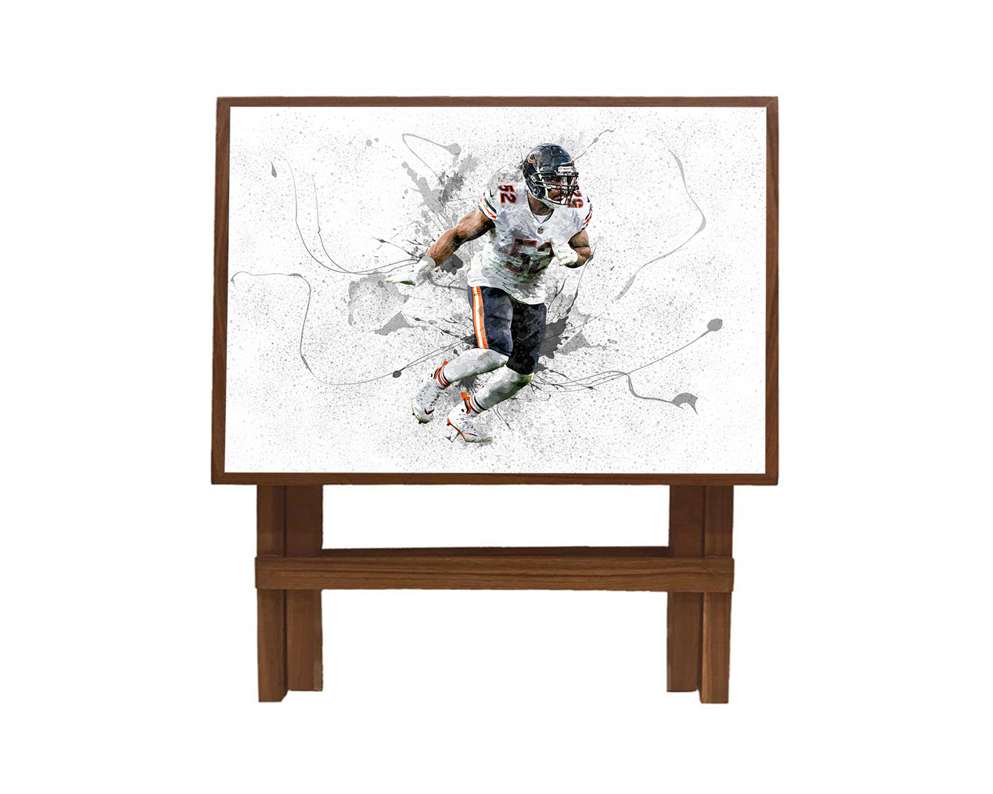 Khalil Mack Splash Effect Coffee and Laptop Table