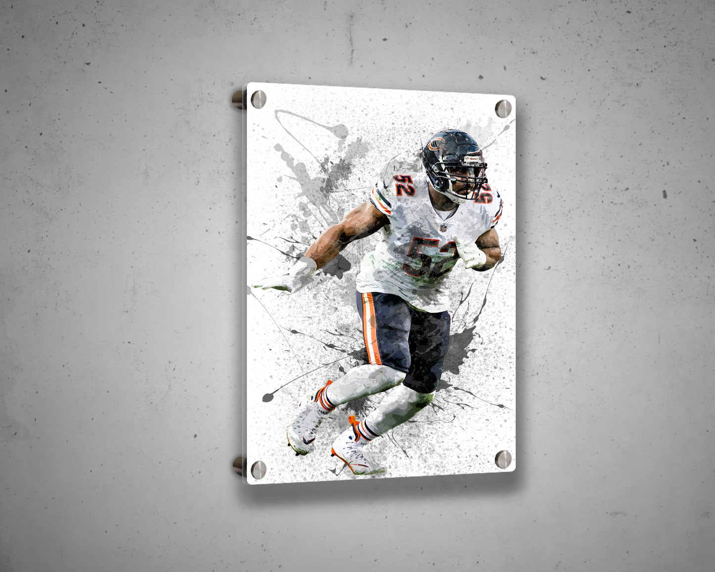 Khalil Mack Canvas Wall Art
