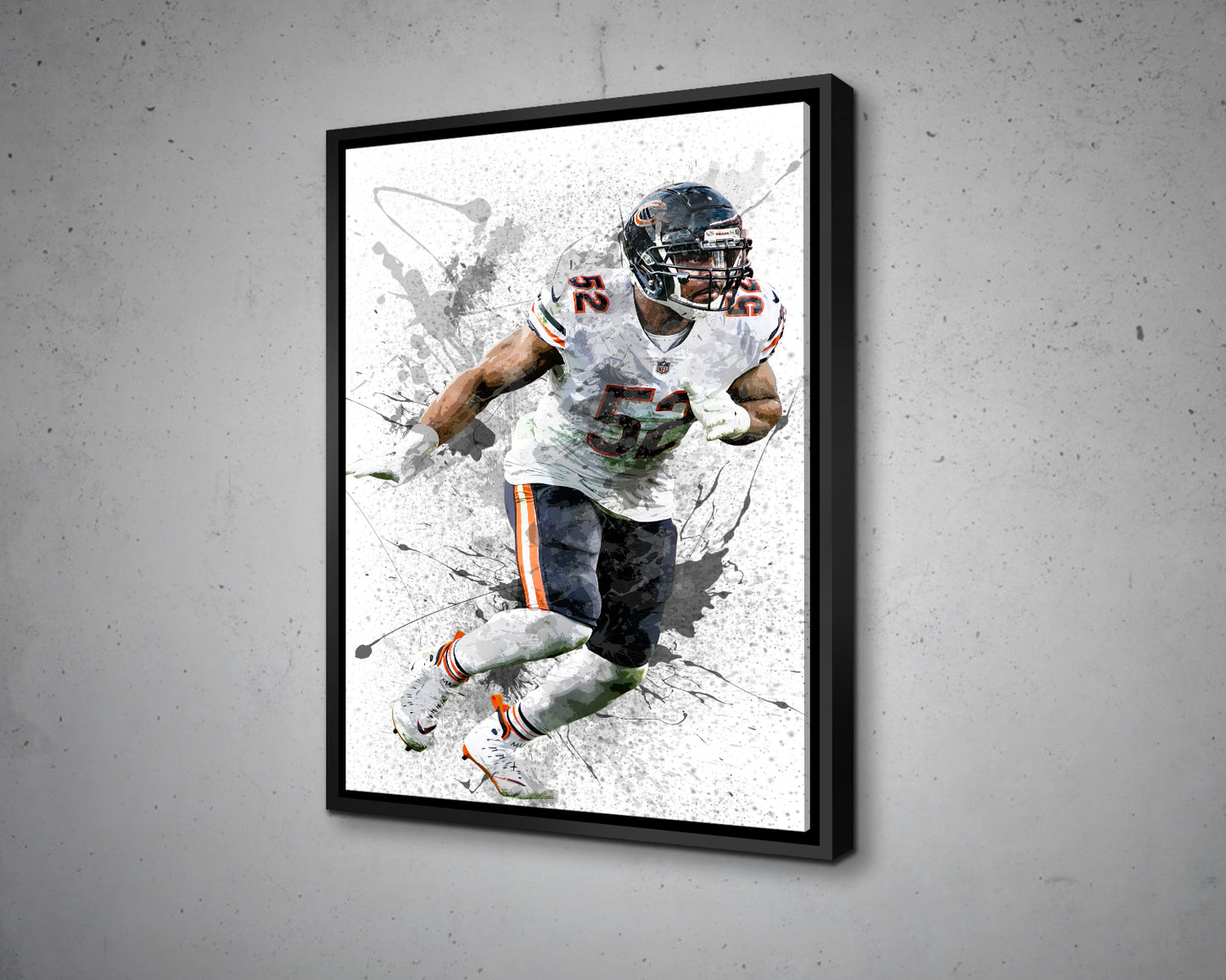 Khalil Mack Canvas Wall Art