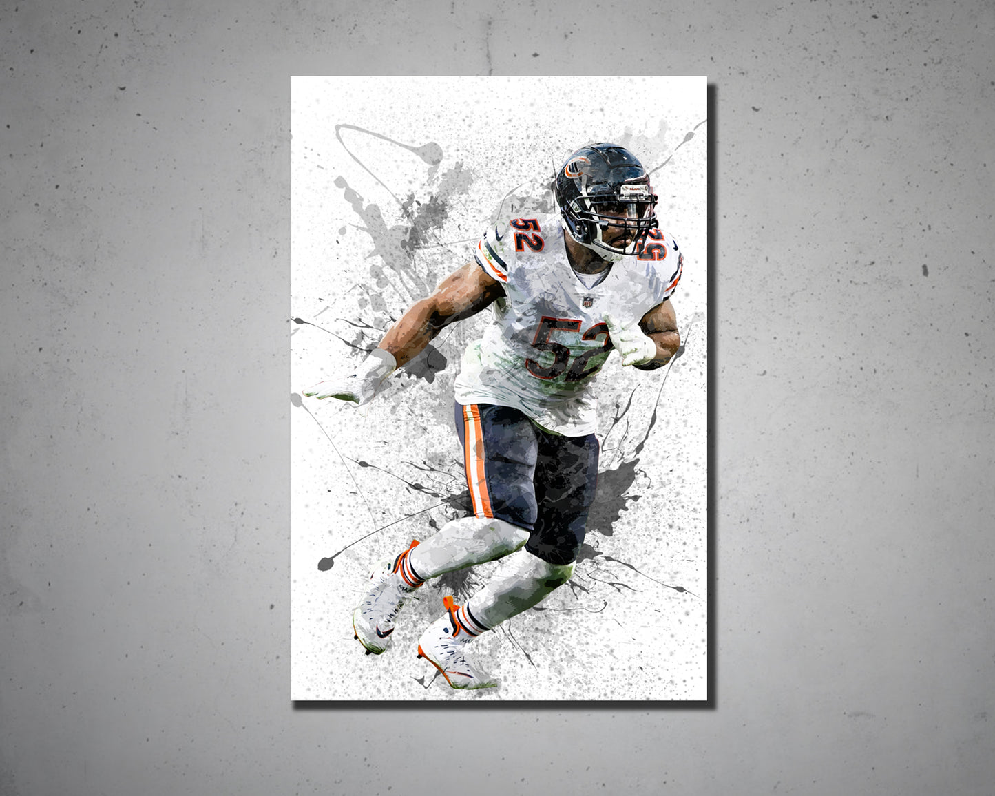 Khalil Mack Canvas Wall Art
