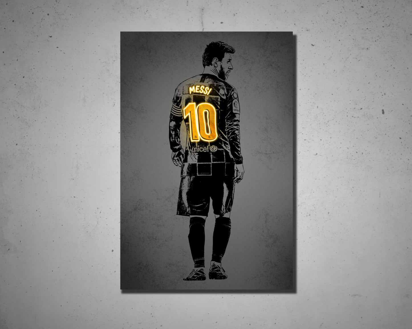 Lionel Messi Canvas Wall Art