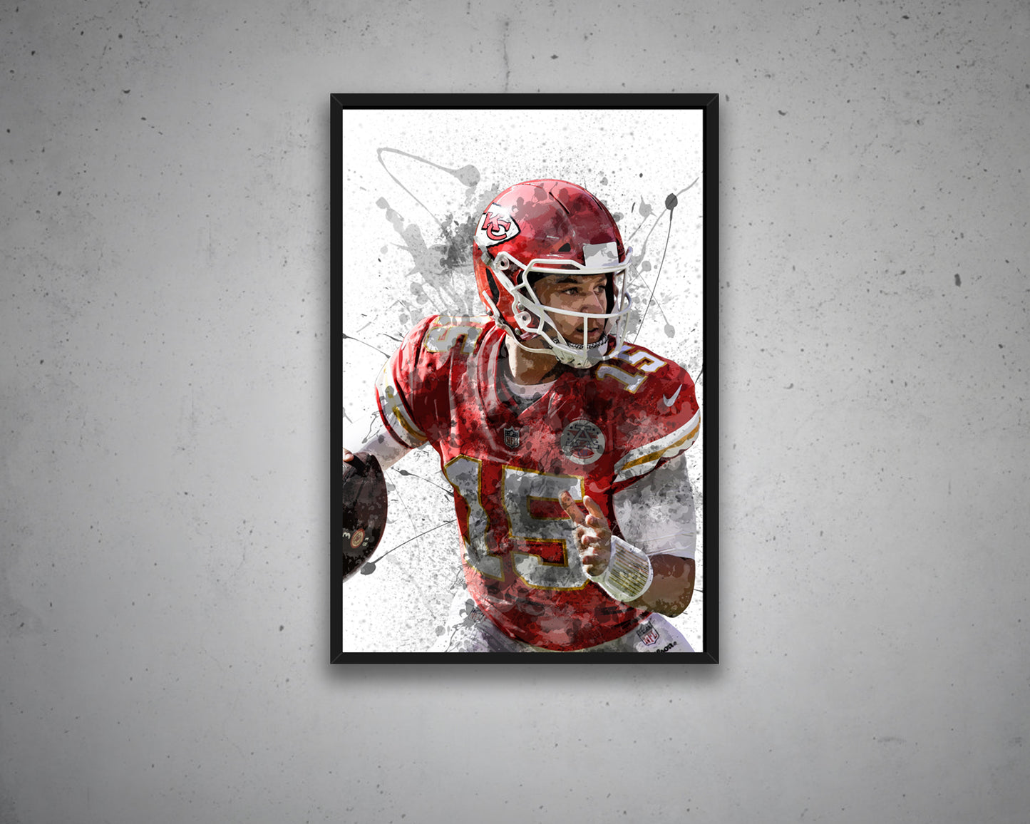 Patrick Mahomes Canvas Wall Art