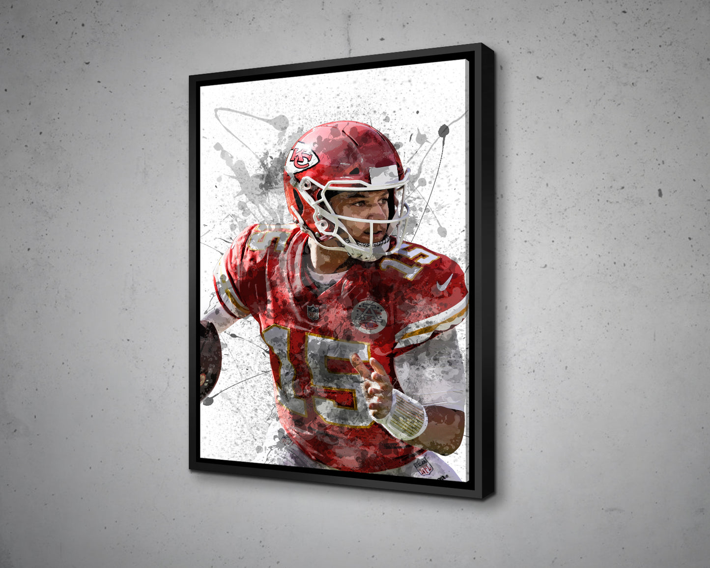 Patrick Mahomes Canvas Wall Art