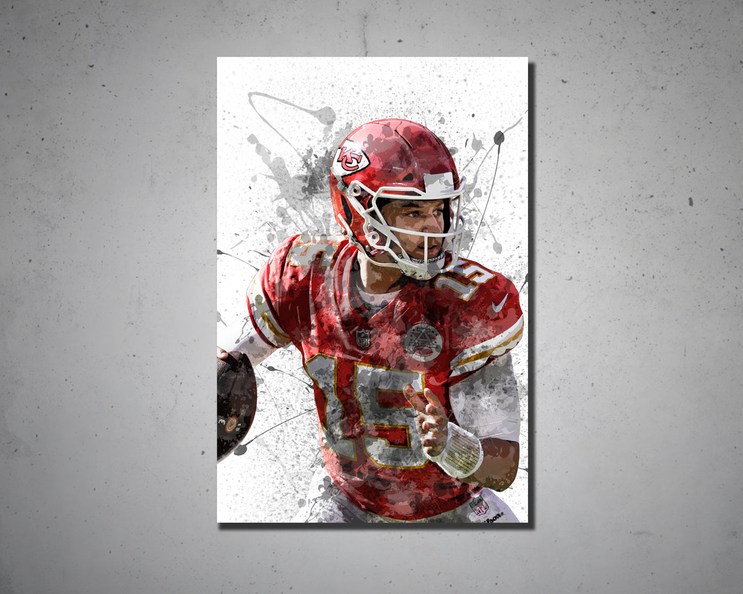 Patrick Mahomes Canvas Wall Art
