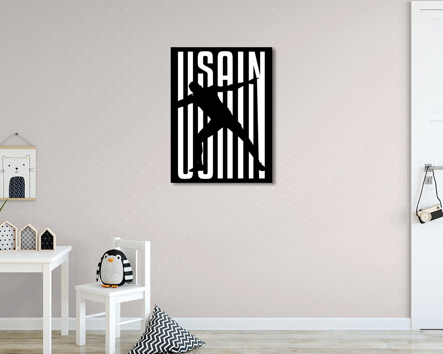 Usain Bolt Sport Quote Canvas Wall Art