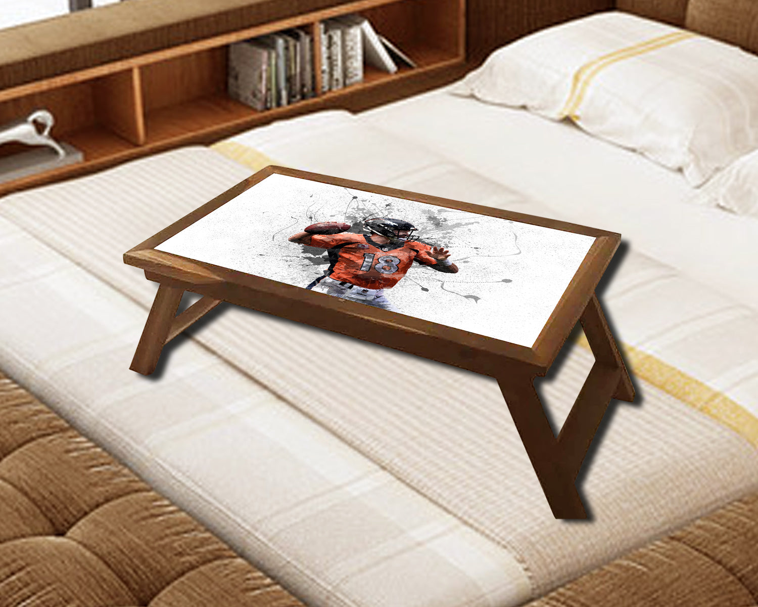 Peyton Manning Splash Effect Coffee and Laptop Table