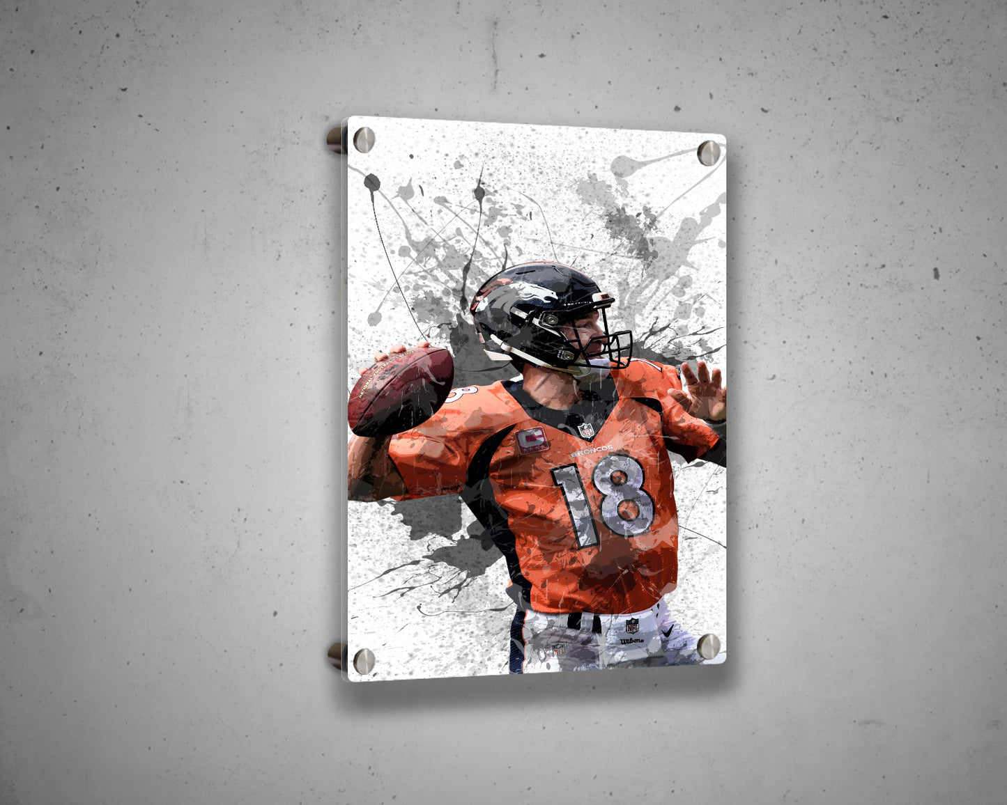 Peyton Manning Canvas Wall Art