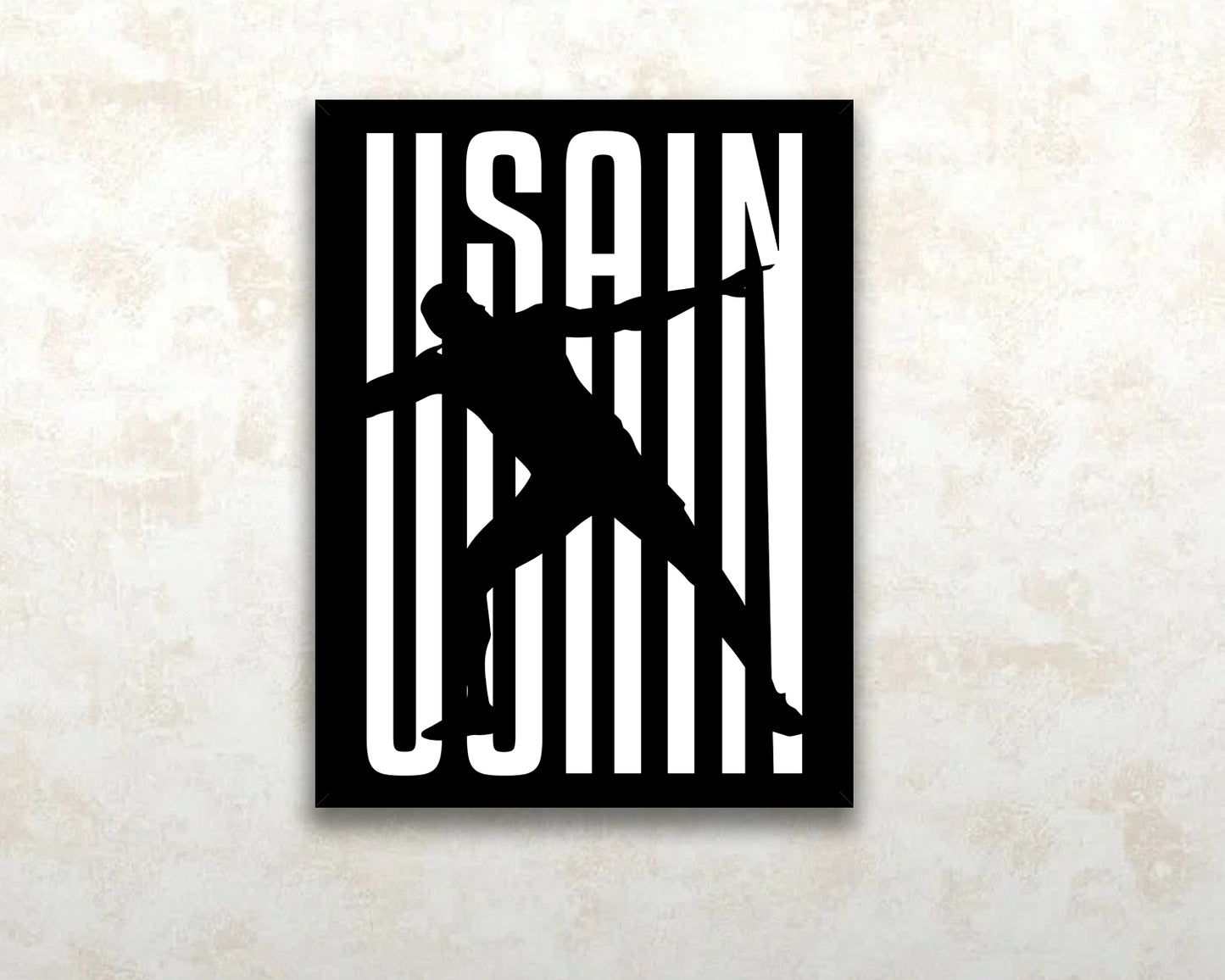 Usain Bolt Sport Quote Canvas Wall Art