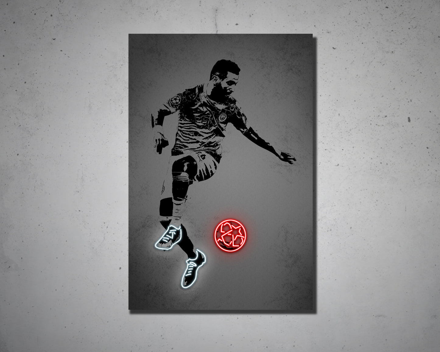 Riyad Mahrez Canvas Wall Art
