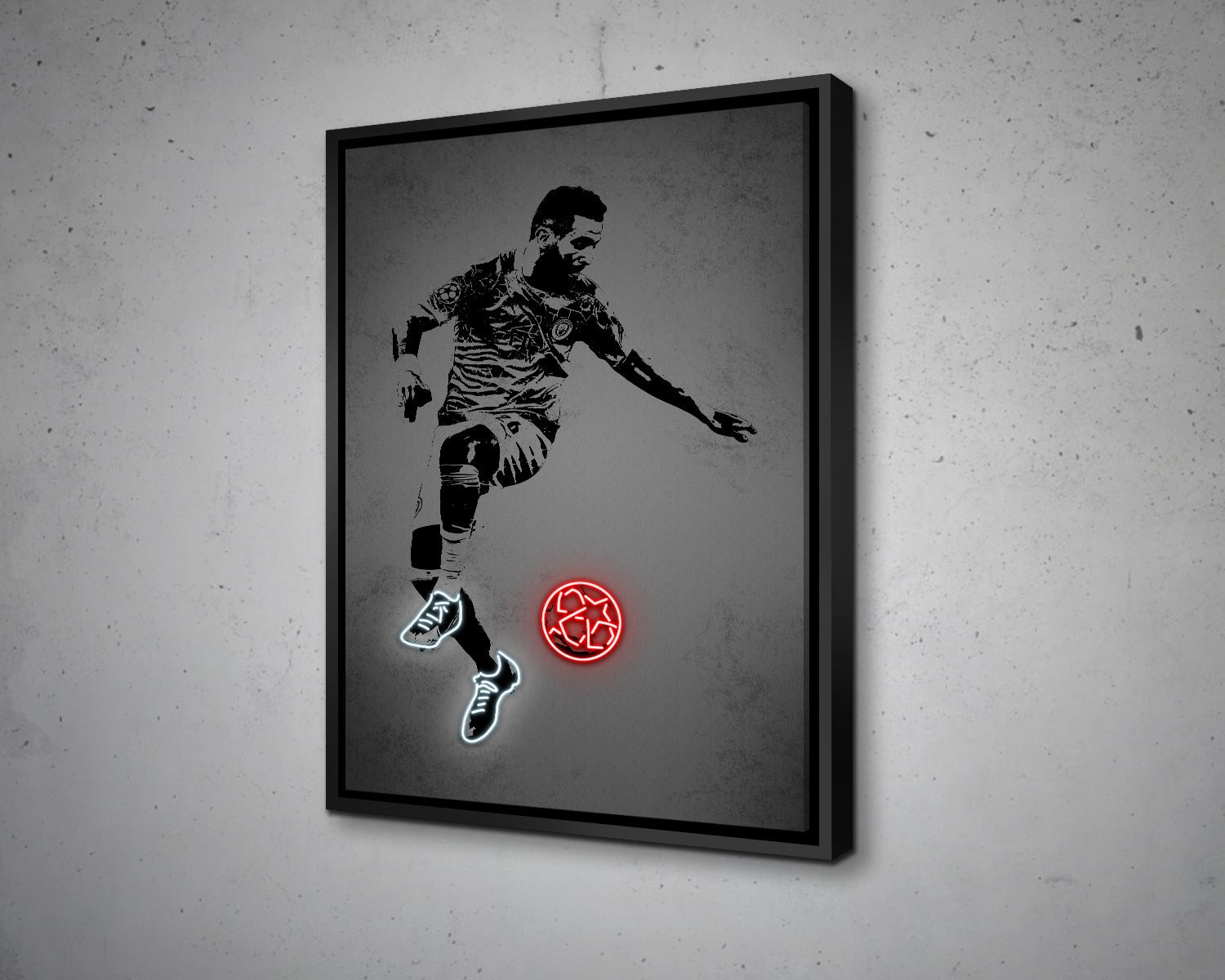 Riyad Mahrez Canvas Wall Art