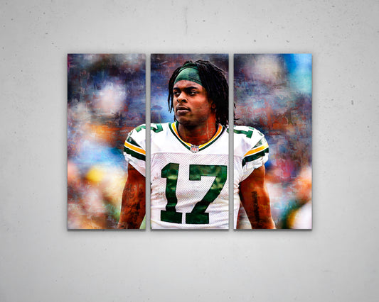 Davante Adams Multicolour Wall Art