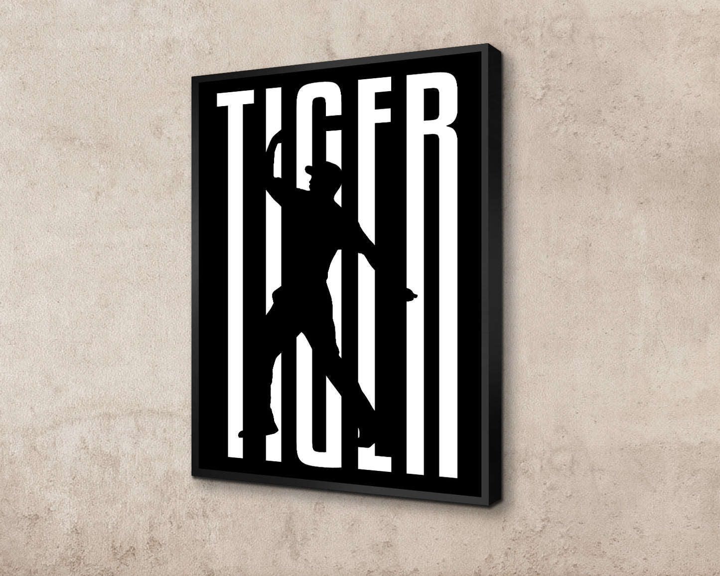 Tiger Wood Sport Quote Canvas Wall Art