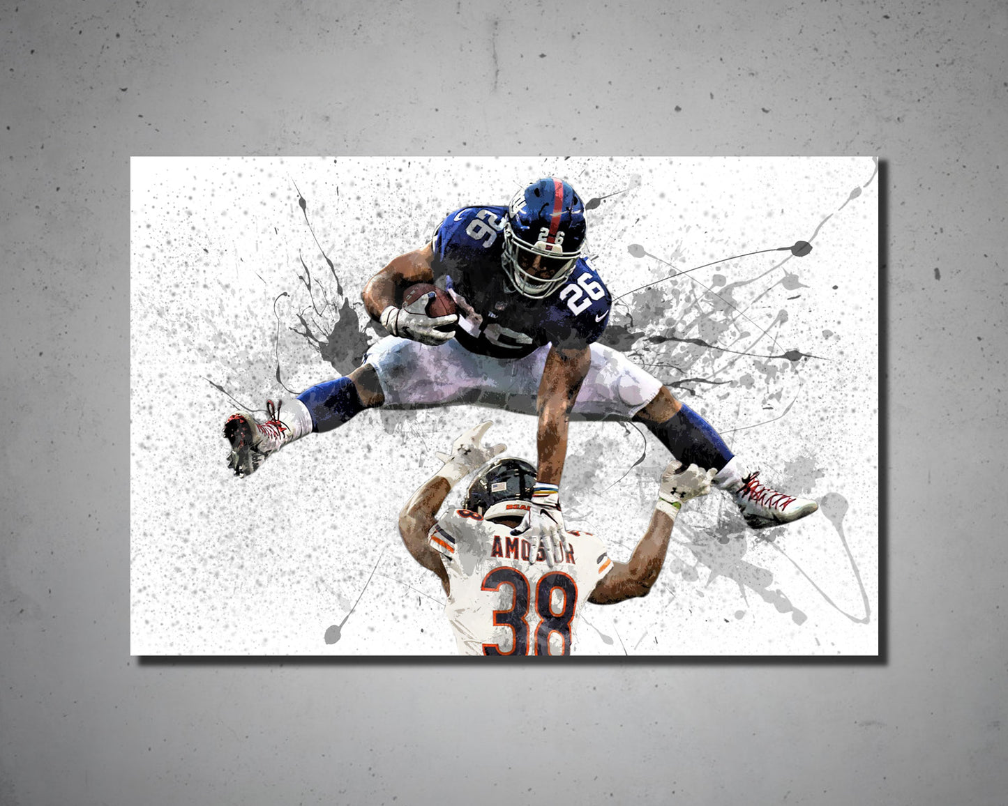 Saquon Barkley Canvas Wall Art