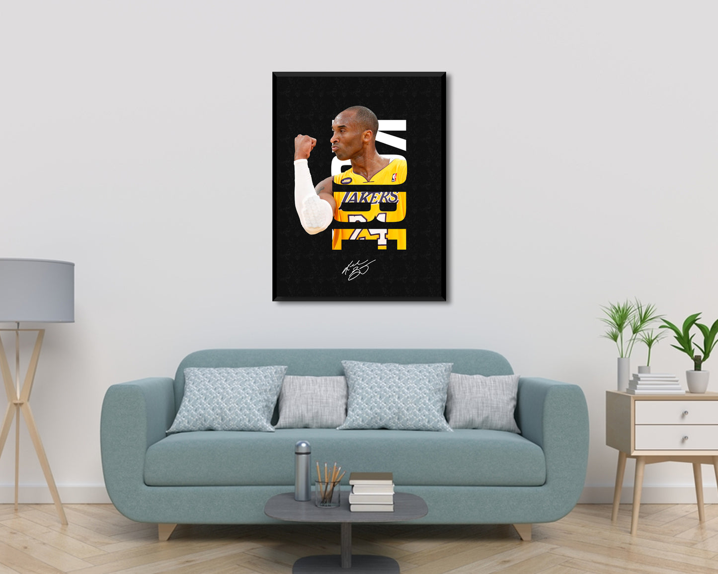 Kobe Bryant Sport Quote Canvas Wall Art