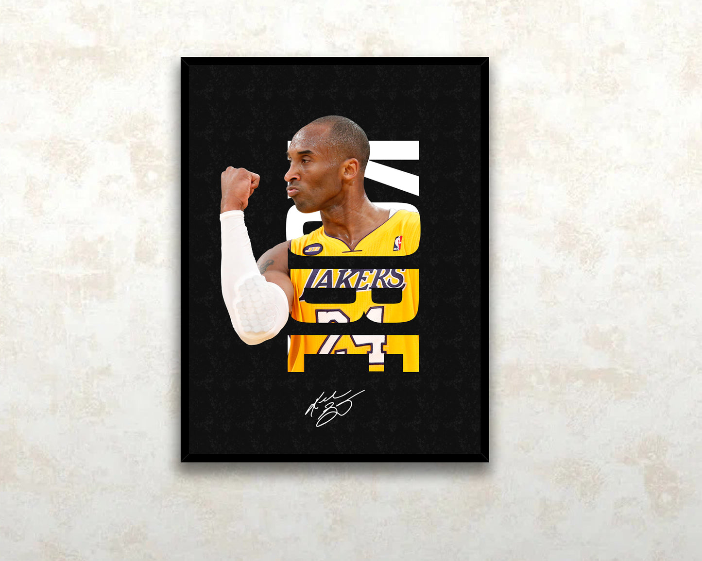 Kobe Bryant Sport Quote Canvas Wall Art