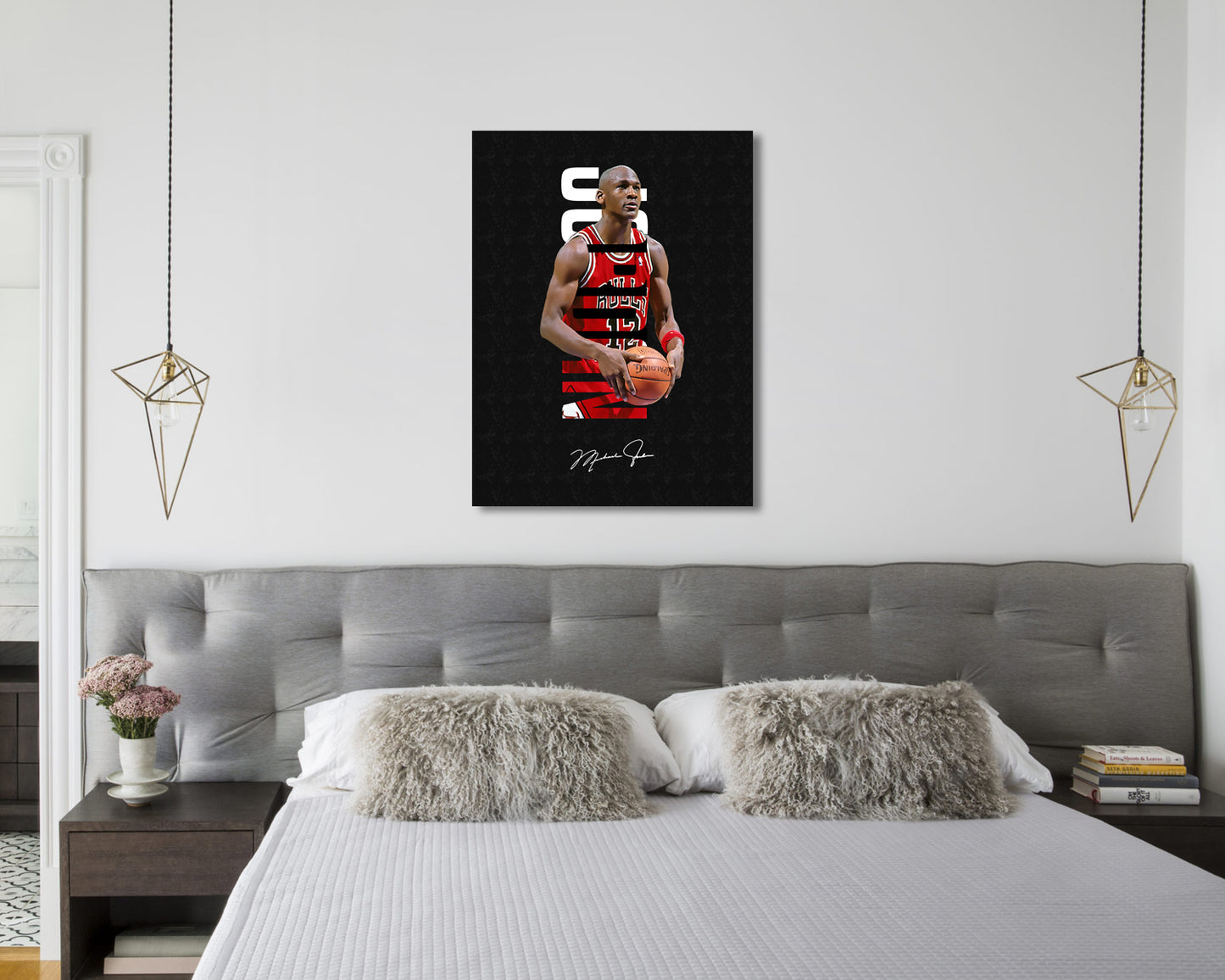 Michael Jordan Sport Quote Canvas Wall Art