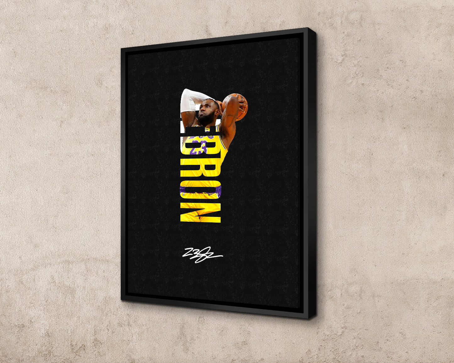 Lebron James Sport Quote Canvas Wall Art
