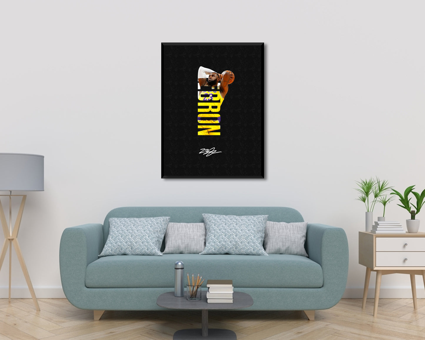 Lebron James Sport Quote Canvas Wall Art