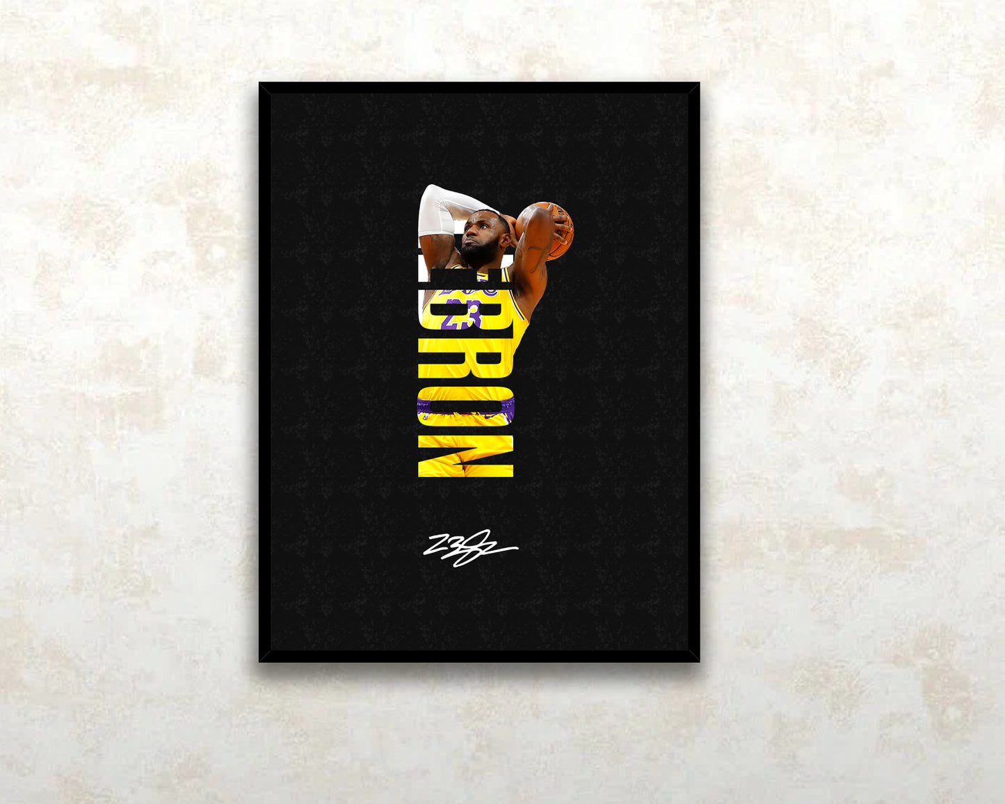Lebron James Sport Quote Canvas Wall Art