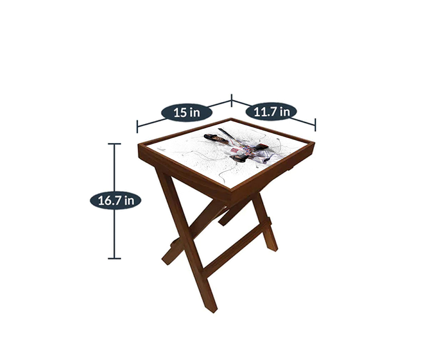 David Ortiz Splash Effect Coffee and Laptop Table