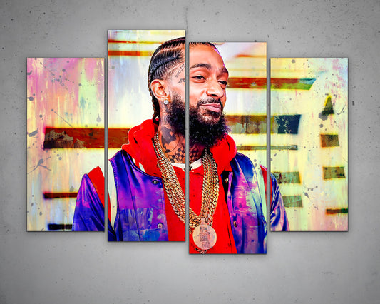 Nipsey Hussle Multicolour Wall Art