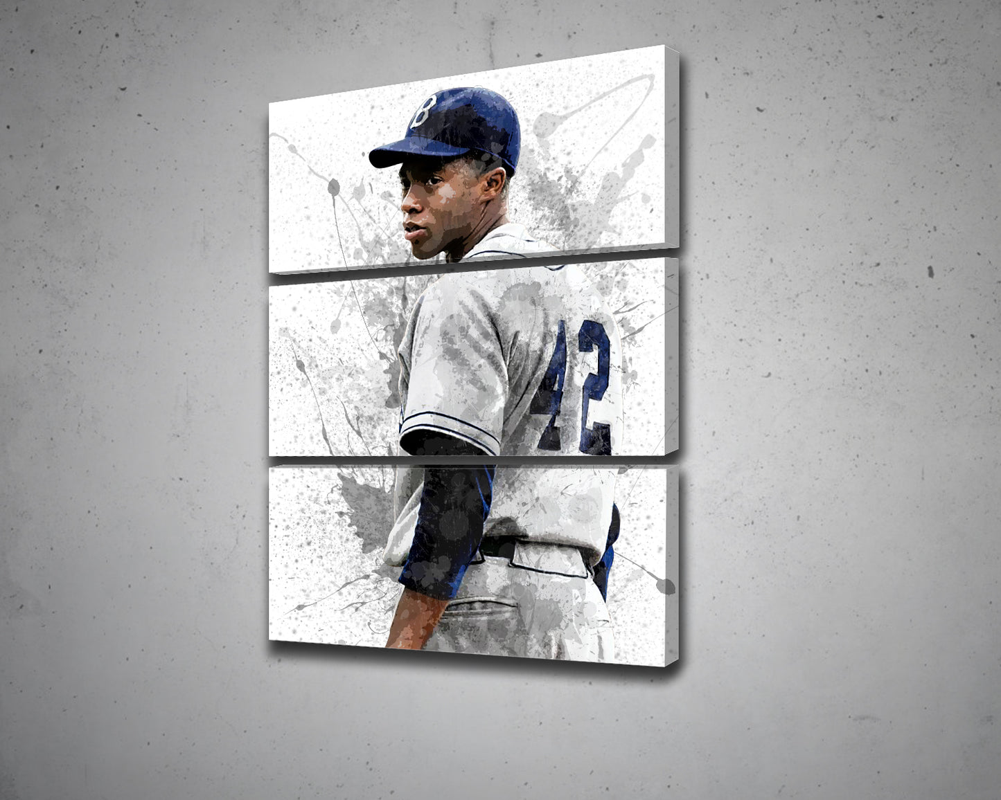 Jackie Robinson Canvas Wall Art